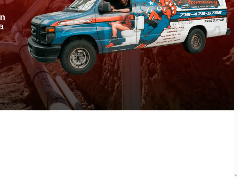 Texas Plumbing service van